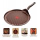 Frigideira Grill 30cm Rochedo Expert Chocolate